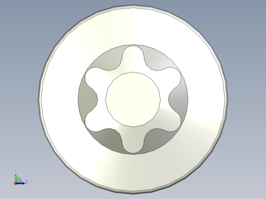 六角螺钉-Hexalobular_screw-M14-200-190-21-32-18.2左视缩略图