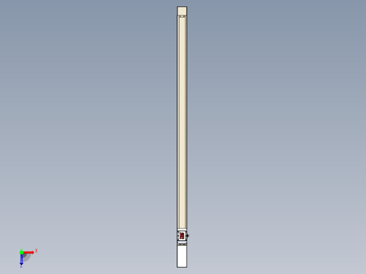 同步带全封闭直线模组TPA-HCB-65S-90-L1400-M-Y-P10-N3俯视缩略图