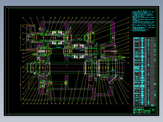 变速箱和CK6163床头箱图纸