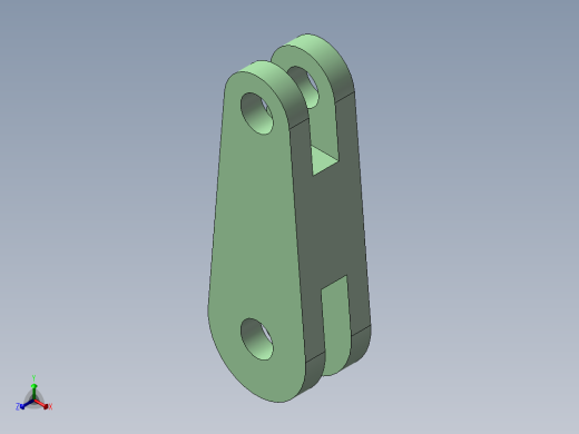 S6 联动板A正等轴测缩略图