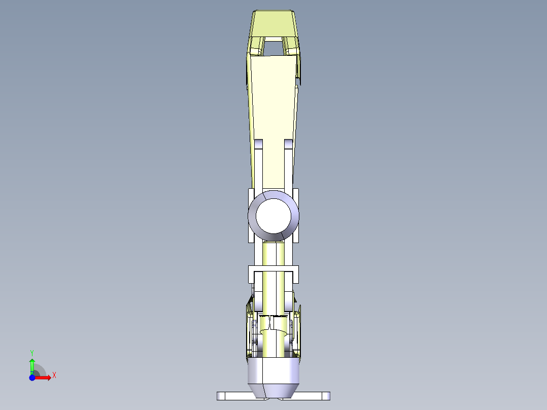 德克斯TUNKERS气缸数模T2-27U前视图