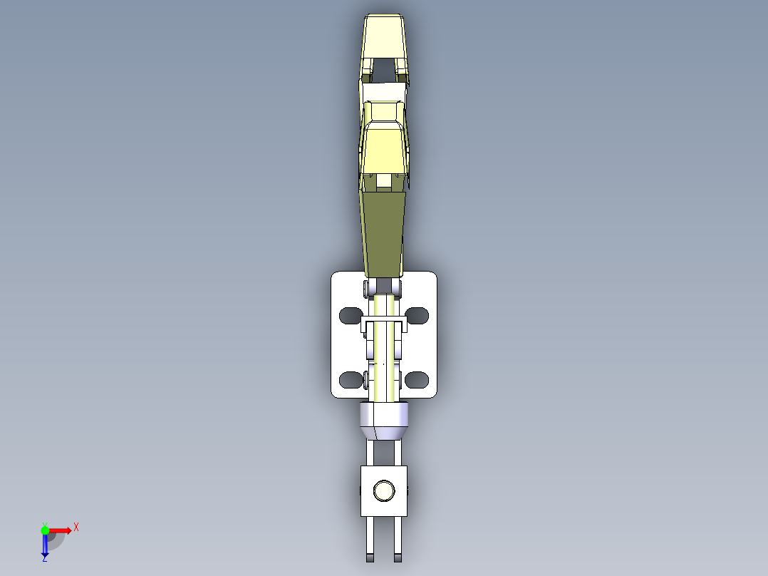 德克斯TUNKERS气缸数模T2-27U俯视图