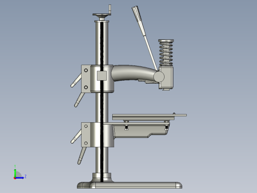 工业精密可升降手动压力机手板机冲床左视缩略图