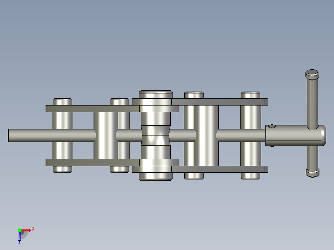 工字钢1t-2t-3t-5t-10t夹钳吊具俯视图