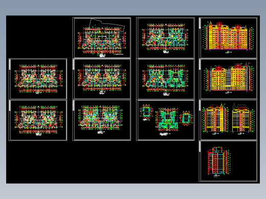 某小高层住宅楼图纸