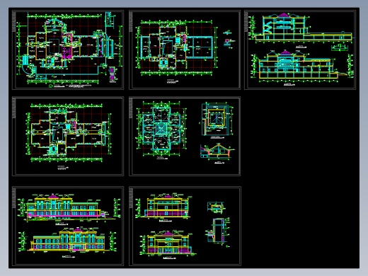 某小区会所建筑施工图