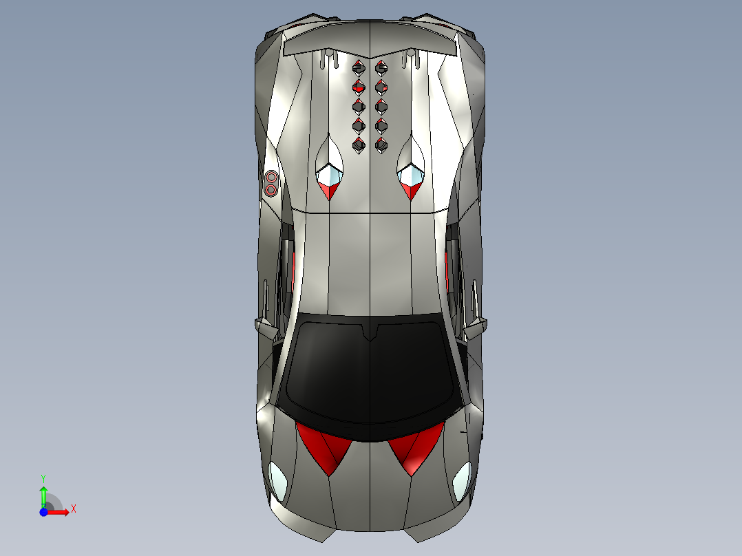 兰博基尼前视图