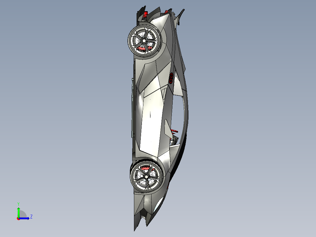 兰博基尼左视图