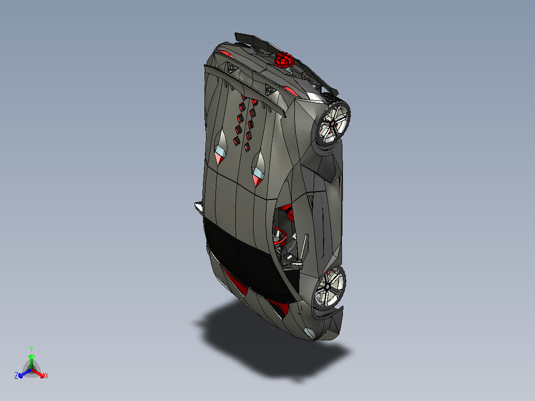 兰博基尼正等轴测图