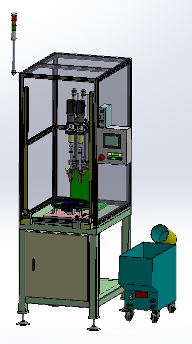 半自动螺钉拧紧机step