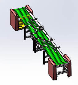 手机包装盒自动分选生产线sw17可编辑