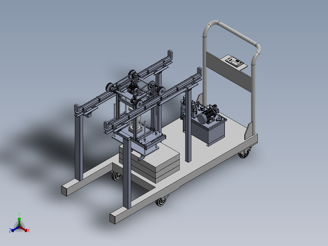 电梯承重检测用配重车sw18