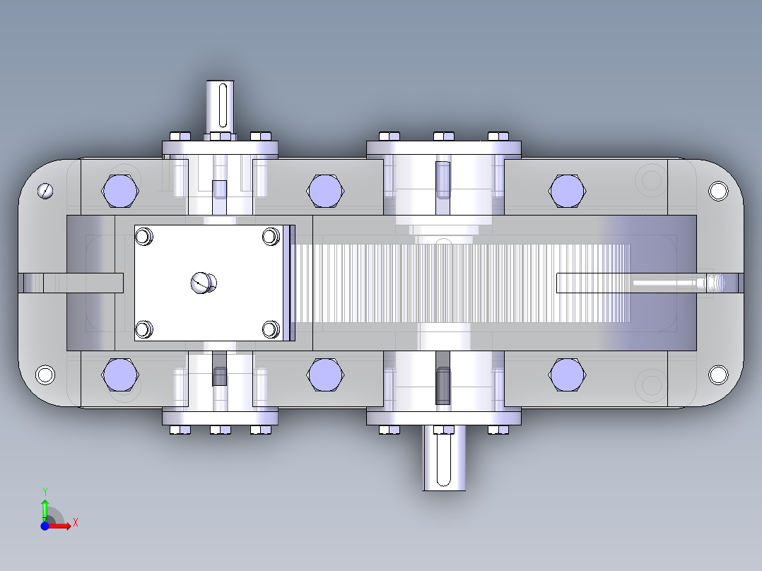 一级减速器前视图