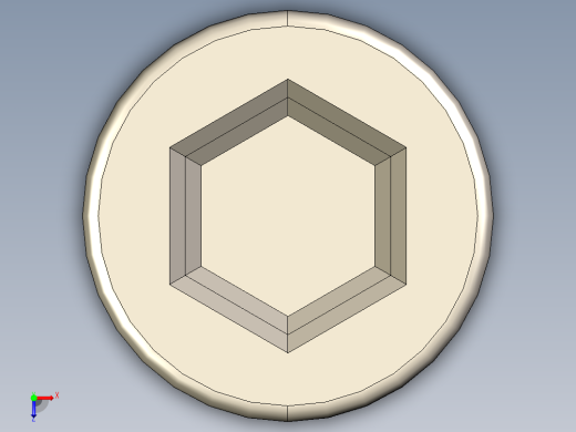 Screw_DIN_912_M1.4x16_A2.STEP公制内六角螺钉俯视缩略图