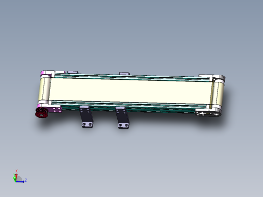 0.7米0.1米皮带输送机构