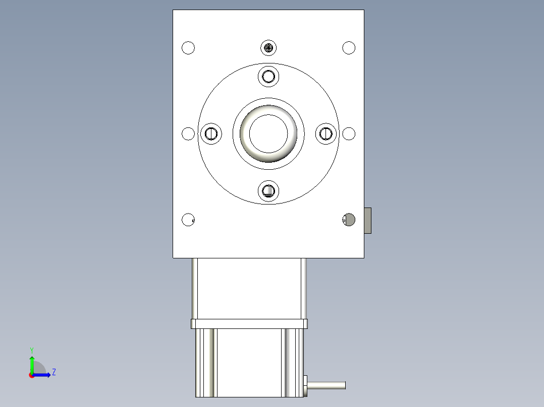 牵引机构左视图