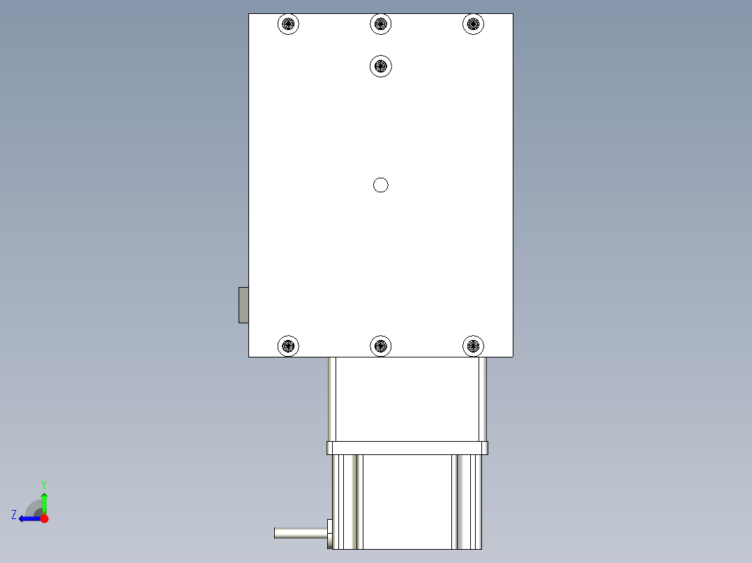 牵引机构右视图