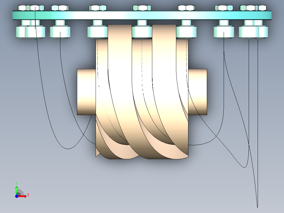 凸轮设计前视图