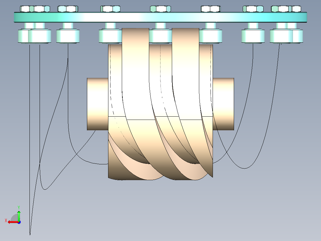 凸轮设计后视图