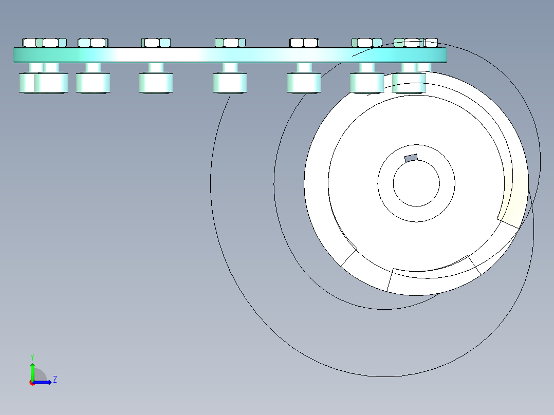 凸轮设计左视图