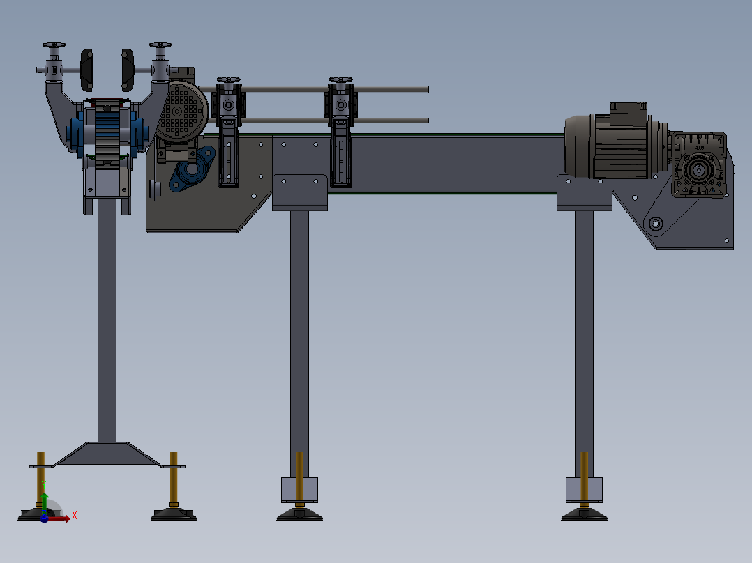 流水线、生产线(64)前视图