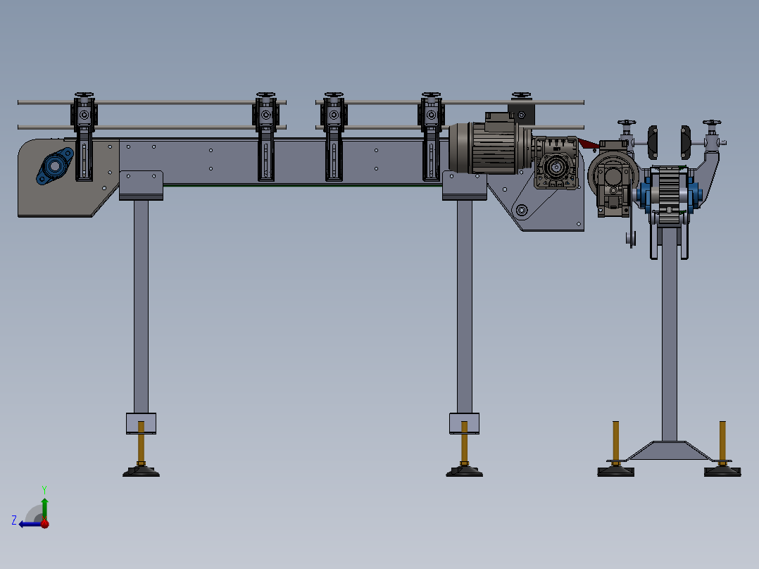 流水线、生产线(64)右视图