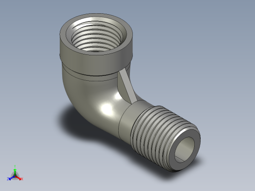 螺纹管弯头-等径内外丝 DN8