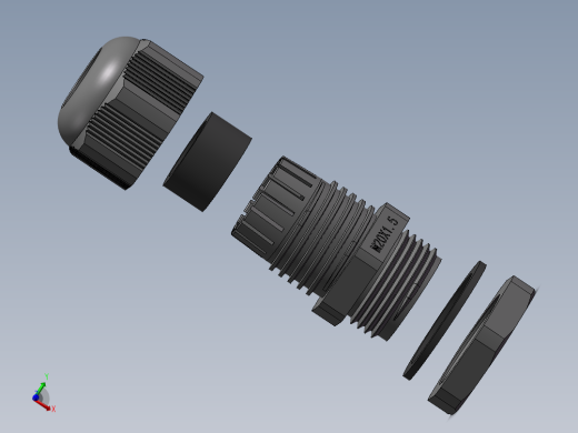 M20x1.5增安防爆尼龙电缆接头