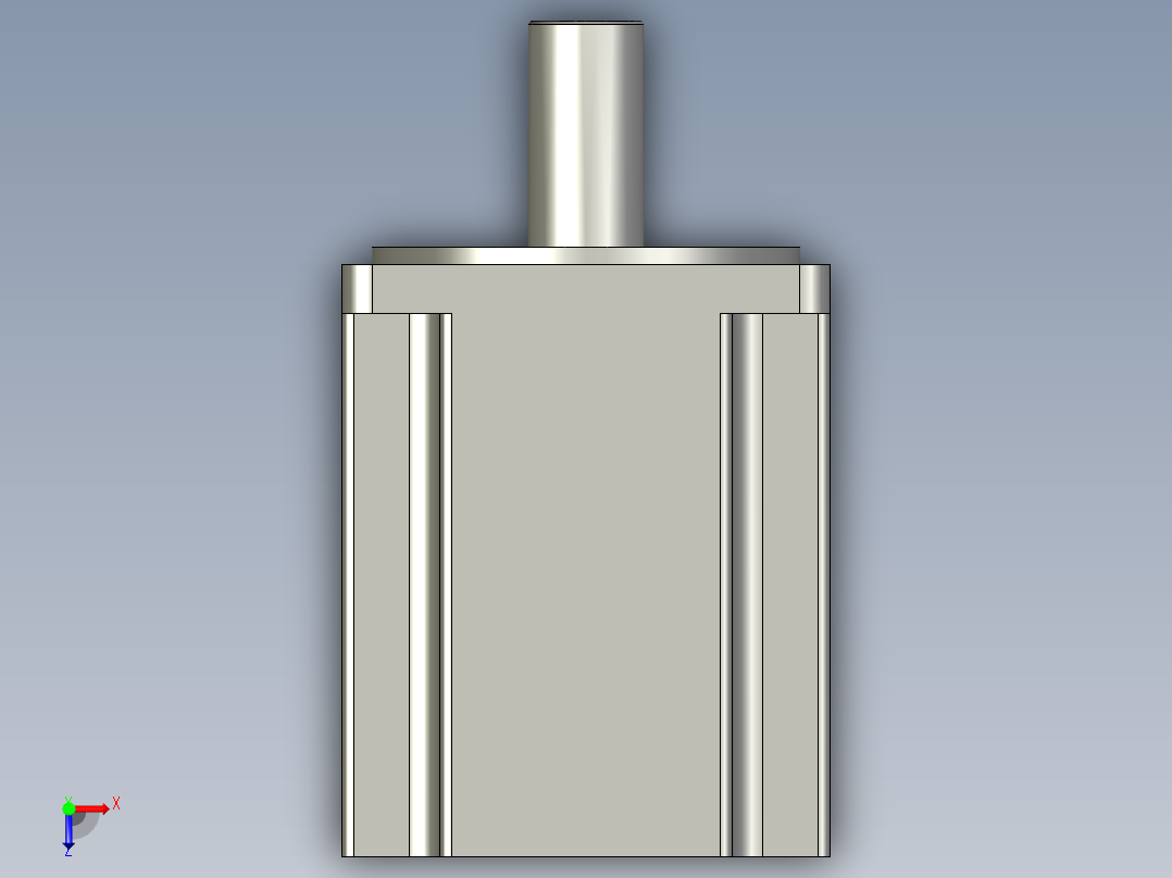 SGM7-08A7A61750W俯视图