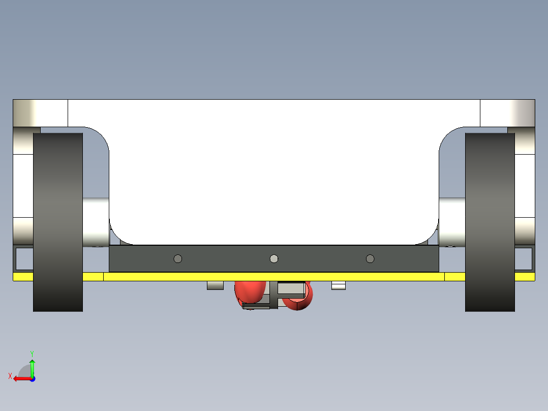 多功能搬运机器人后视图