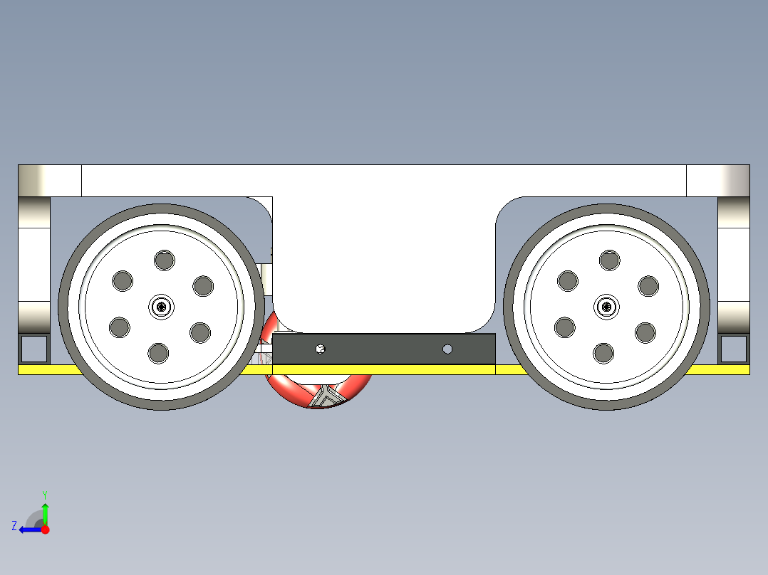 多功能搬运机器人右视图