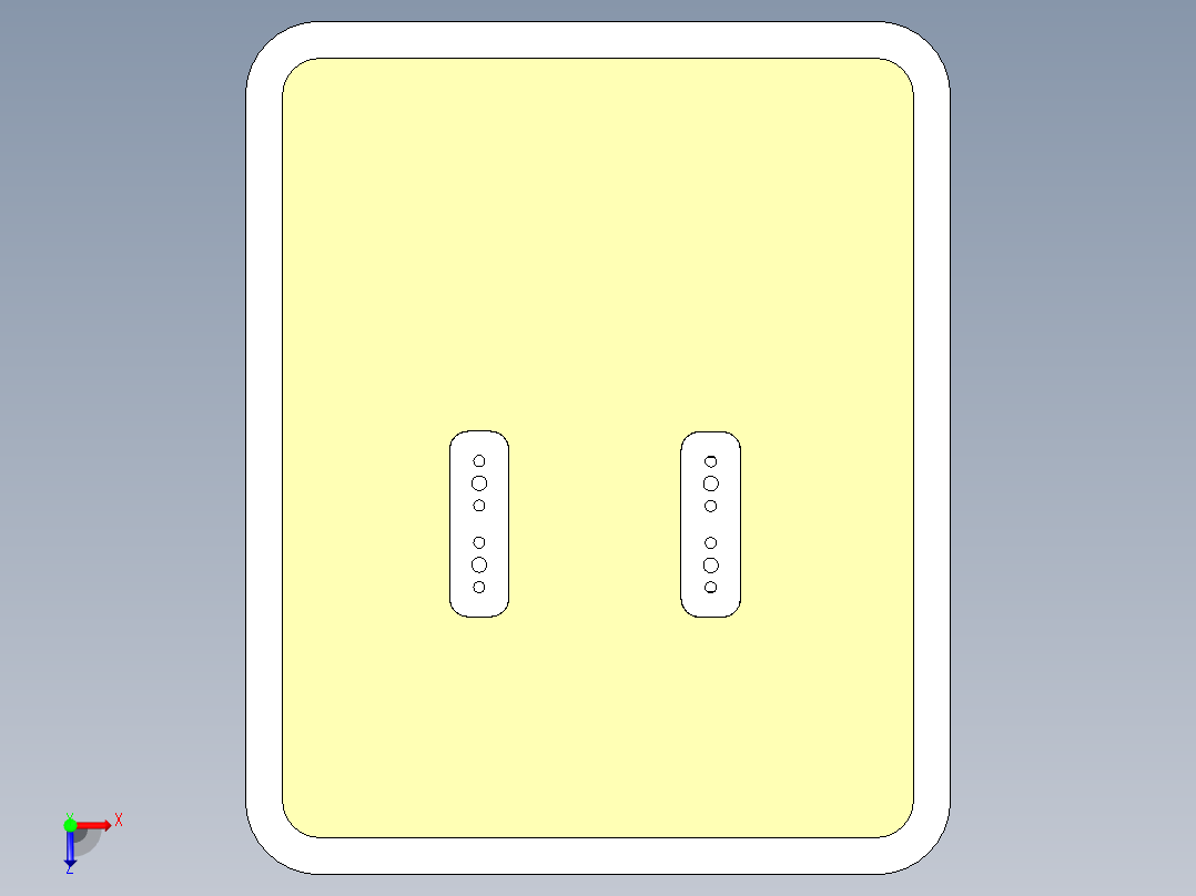 多功能搬运机器人俯视图