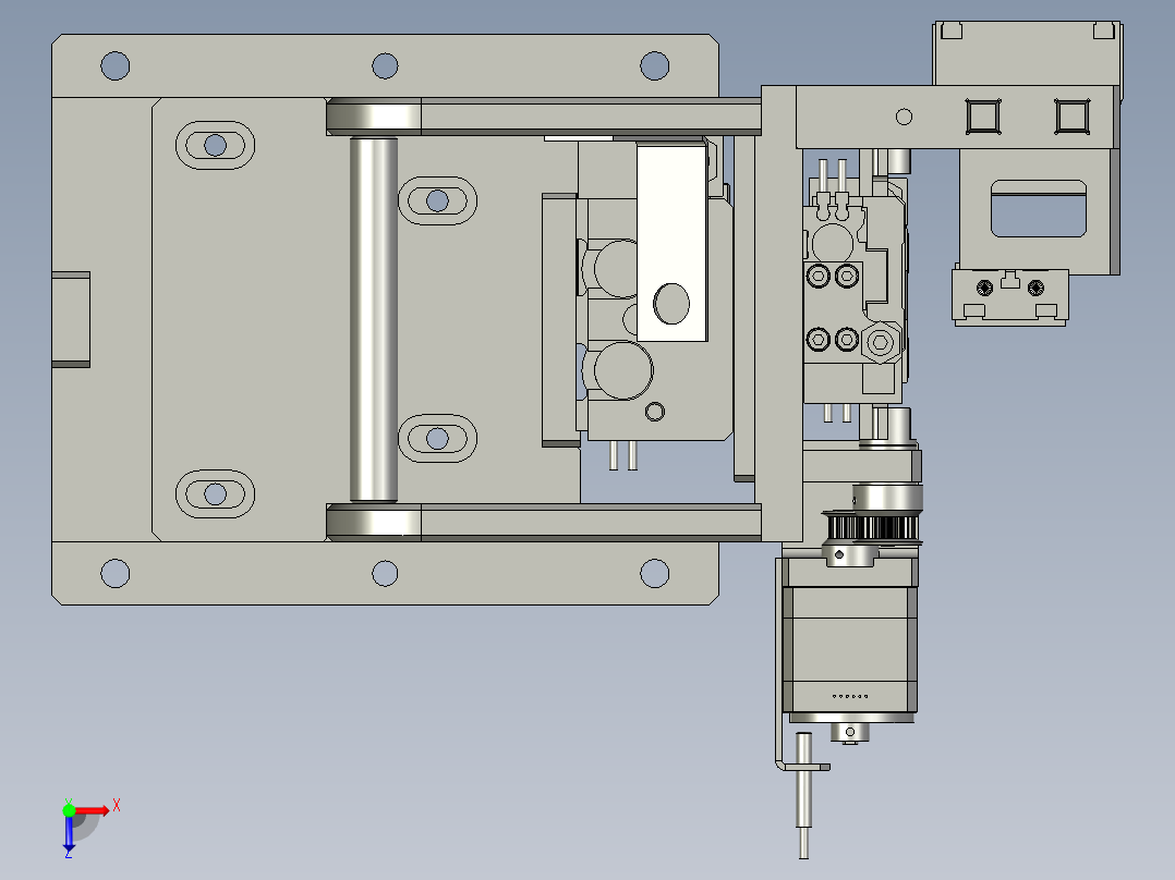 B折弯组件0321俯视图