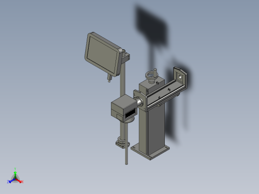 2018SOLIDWORKS1700Z激光机安装机构