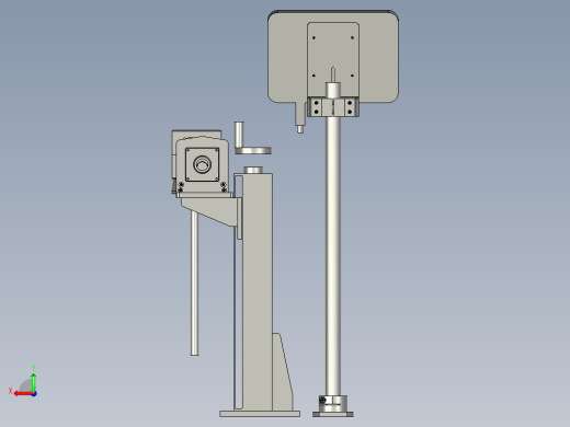 2018SOLIDWORKS1700Z激光机安装机构后视缩略图