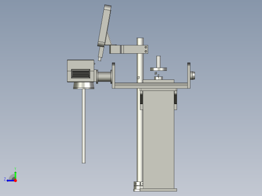 2018SOLIDWORKS1700Z激光机安装机构右视缩略图