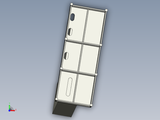 柜体组件前视缩略图