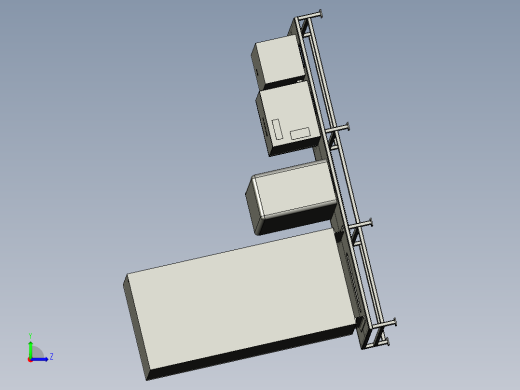 柜体组件左视缩略图