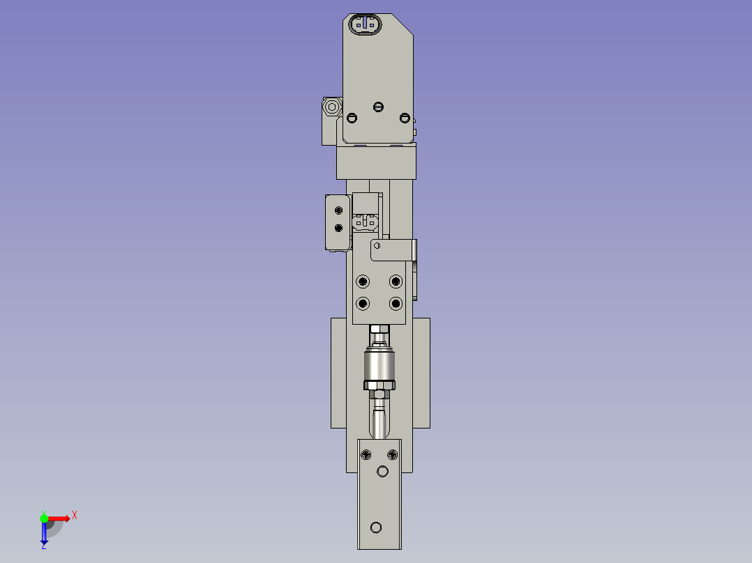 内小卡爪分料组件(Y)俯视图