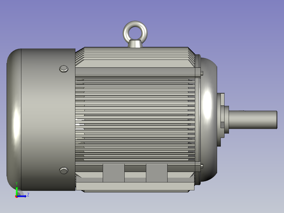 B3_Y2-160M2-2_I_1-15KW_step左视图