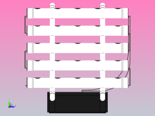 微型水压气动花园左视缩略图