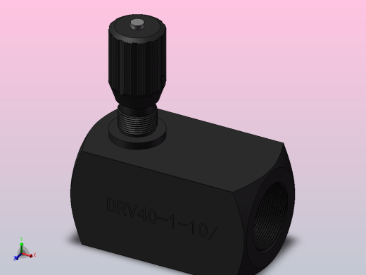 DRV40 单向节流截止阀