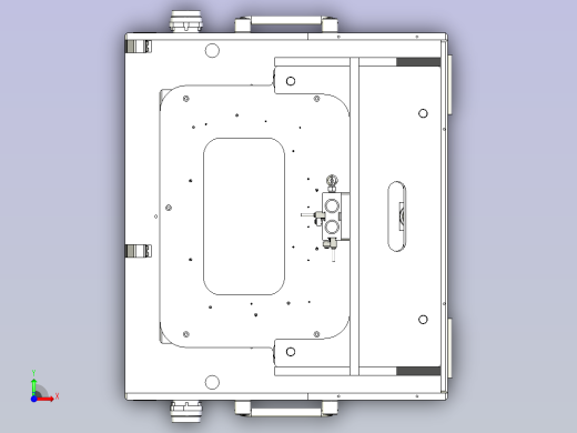 导通测试治具模型3D图纸前视缩略图