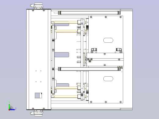 导通测试治具模型3D图纸左视缩略图