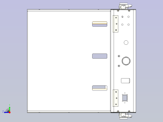 导通测试治具模型3D图纸右视缩略图