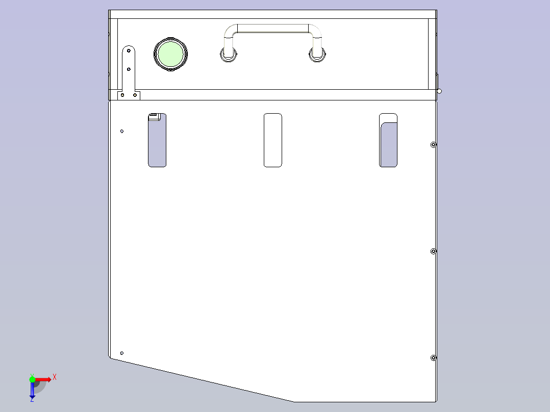 导通测试治具模型3D图纸俯视图