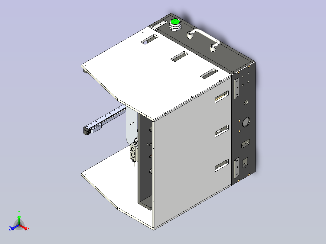 导通测试治具模型3D图纸正等轴测图