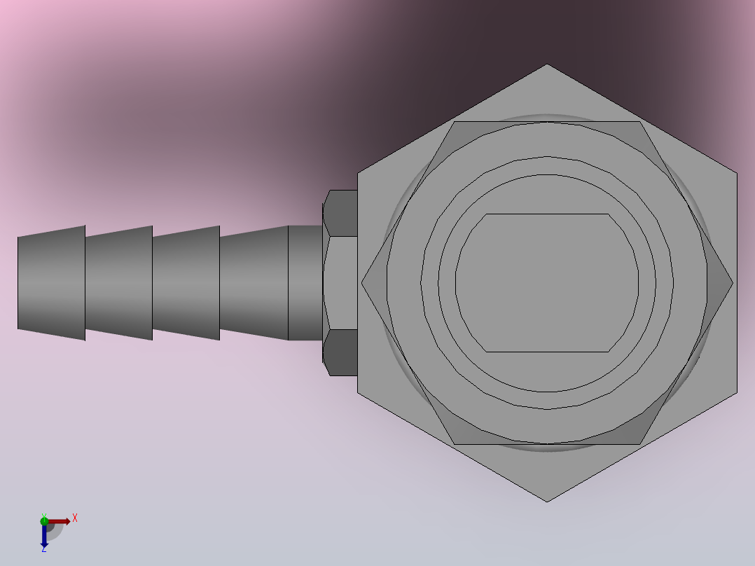 PJYS(φ10~φ50)双层横向真空吸盘[PJYS-10-20-N]俯视图