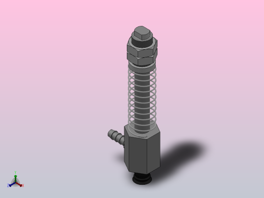 PJYS(φ10~φ50)双层横向真空吸盘[PJYS-10-20-N]正等轴测缩略图