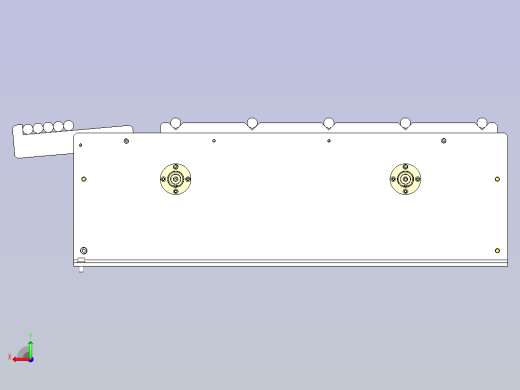 一种偏心轴提升转移机构3D图纸后视缩略图